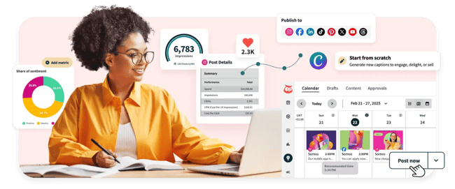 hootsuite is well known for its social media management and analytics